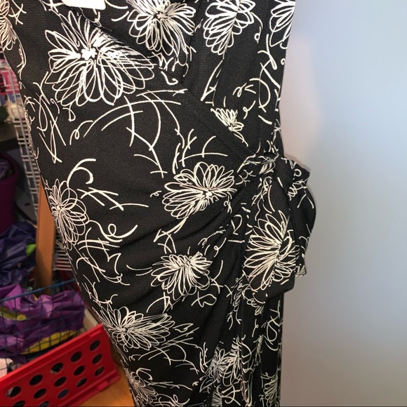 NWT Notations floral ss wrap dress xl - Picture 5 of 6
